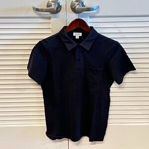 Sunspel Riviera Polo: XS, Navy